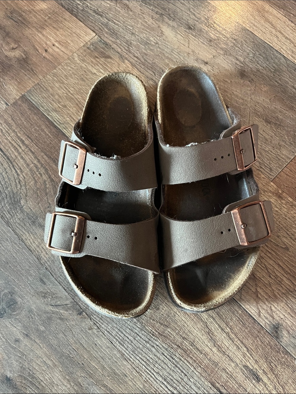 Birkenstock kids double buckle sandals size 2-2.5